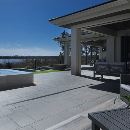 PATIO PAVERS - 'Premiastone' Platinum-Natural Sandstone with a Smooth Finish