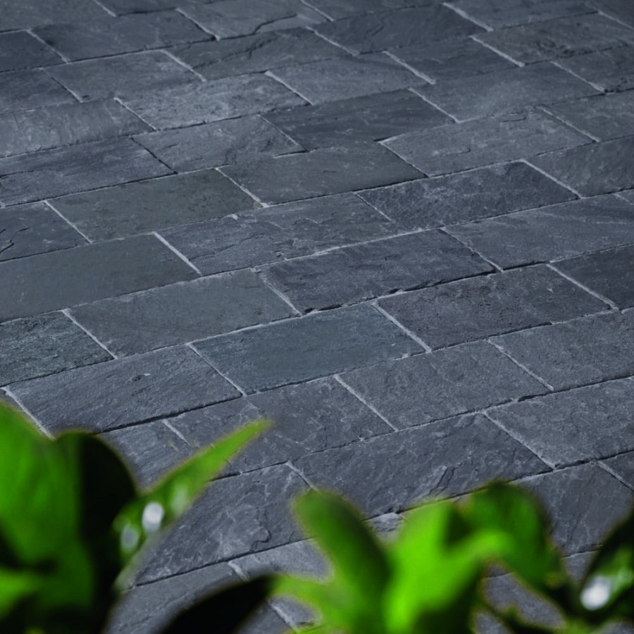 Driveway Pavers De Terra Charcoal Natural Limestone With An Aged Finish The main difference right out of the gate is that pavers are a manufactured product as opposed to a natural stone. driveway pavers de terra charcoal